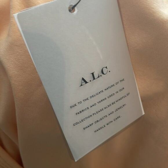 A.L.C Textured Knit Racer Tank orange L - Picture 6 of 6